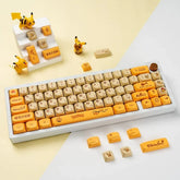 129-Key PBT Pikachu Pokémon Anime Keycap Set